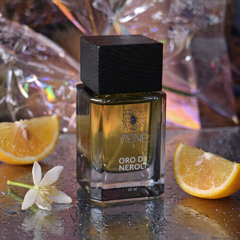 Oro di Neroli perfume bottle – bright neroli and citrus fragrance, elegant floral unisex perfume