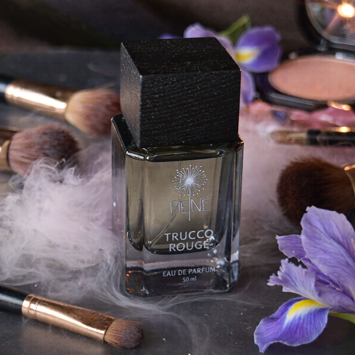 Trucco Rouge perfume bottle – powdery lipstick and vanilla scent Feminine perfume inspired by vintage makeup – Trucco Rouge Eau de Parfum