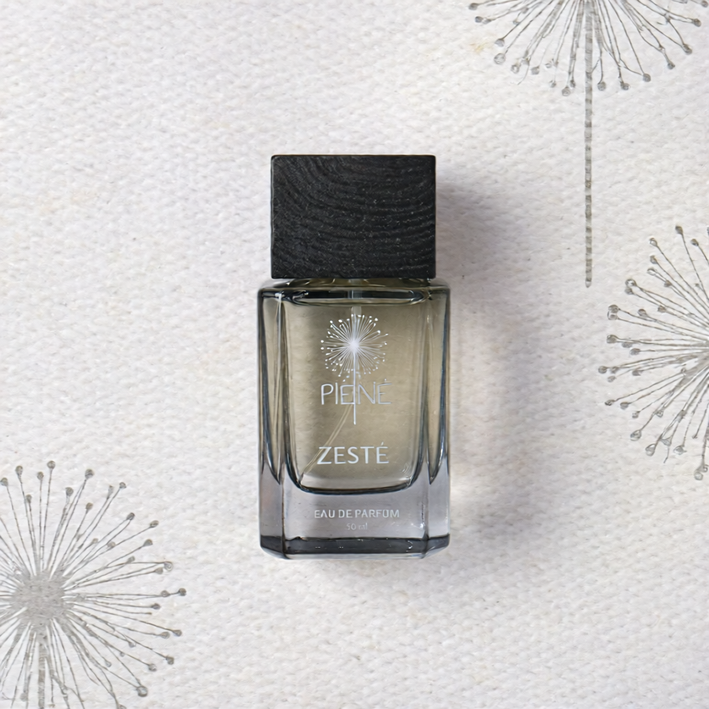 Zesté perfume bottle – citrus and musk fragrance Fresh unisex perfume with bergamot and cashmere – Zesté Eau de Parfum
