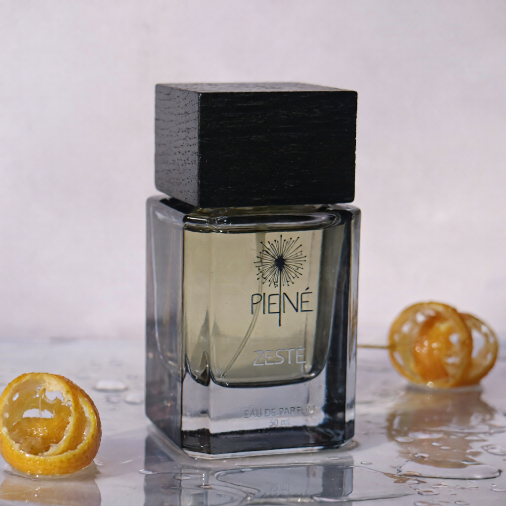 Zesté perfume bottle – citrus and musk fragrance Fresh unisex perfume with bergamot and cashmere – Zesté Eau de Parfum