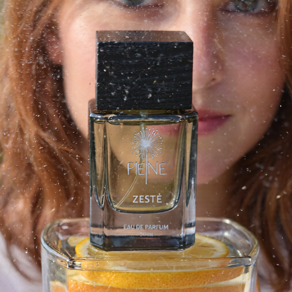 Zesté perfume bottle – citrus and musk fragrance Fresh unisex perfume with bergamot and cashmere – Zesté Eau de Parfum