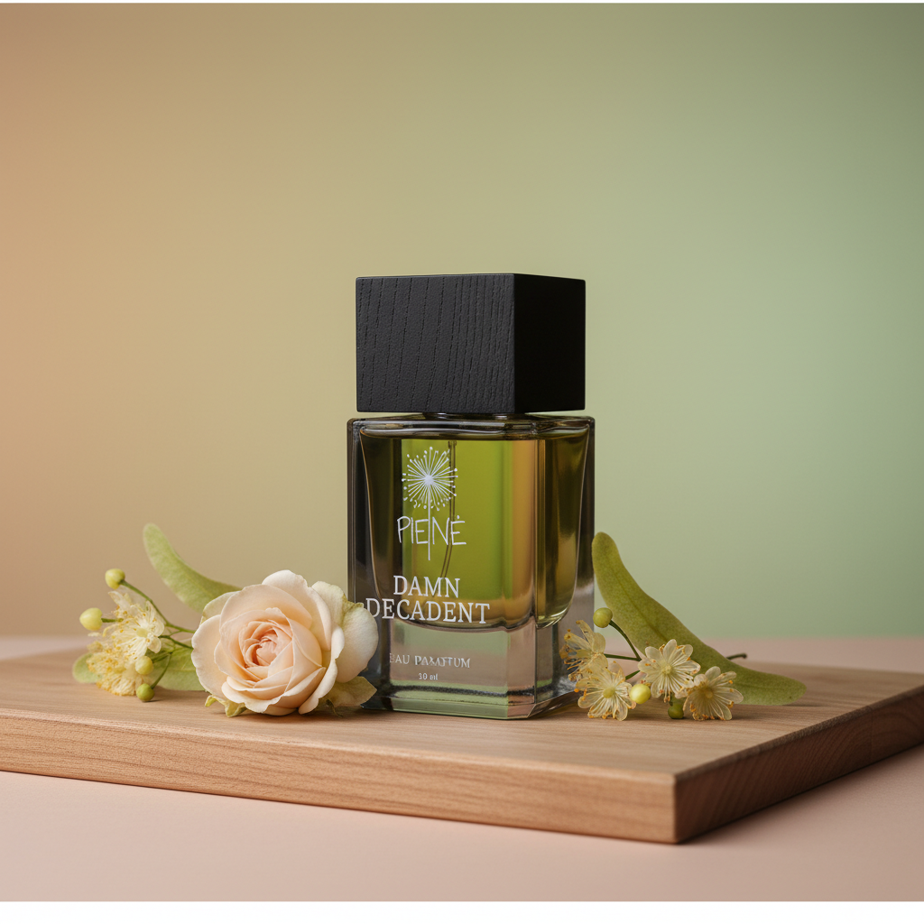 Linden blossom and jasmine notes in Damn Decadent perfume – floral honey fragrance