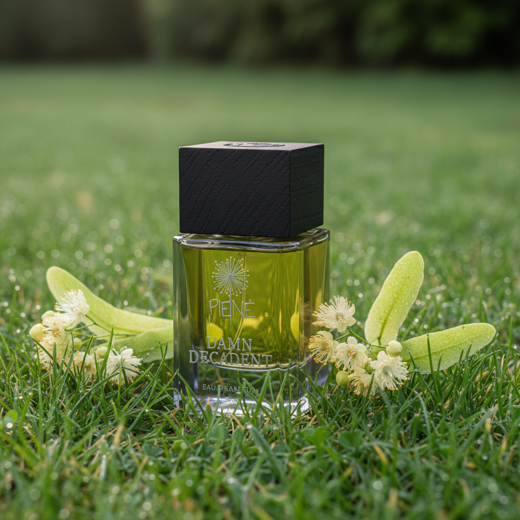 Damn Decadent luxury niche perfume bottle – long lasting green tea honey fragrance